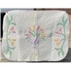 Image 1 : 1930s Tulip Applique Quilt