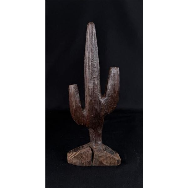 Mexican Ironwood Cactus Carving