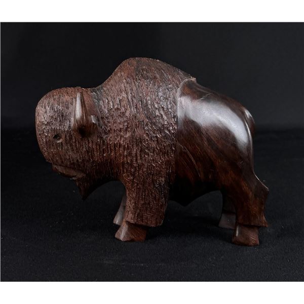 Mexican Ironwood Buffalo Carving