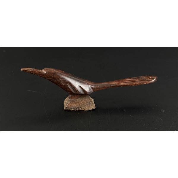 Mexican Ironwood Roadrunner Carving