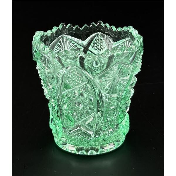 Imperial Glass Hobstar Toothpick Holder