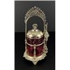 Image 3 : Victorian Cranberry Glass Pickle Castor