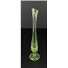 Image 3 : Uranium Glass Swung Vase