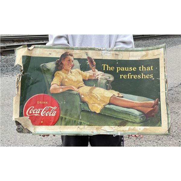 Coca Cola The Pause That Refreshes Sign