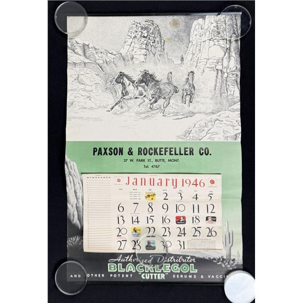 Paxson & Rockefeller Butte Montana Calendar