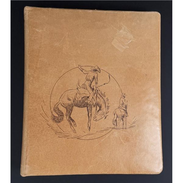1950s Leather Cowboy Photo Album