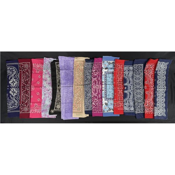 Collection of Cowboy Handkerchiefs Bandanas