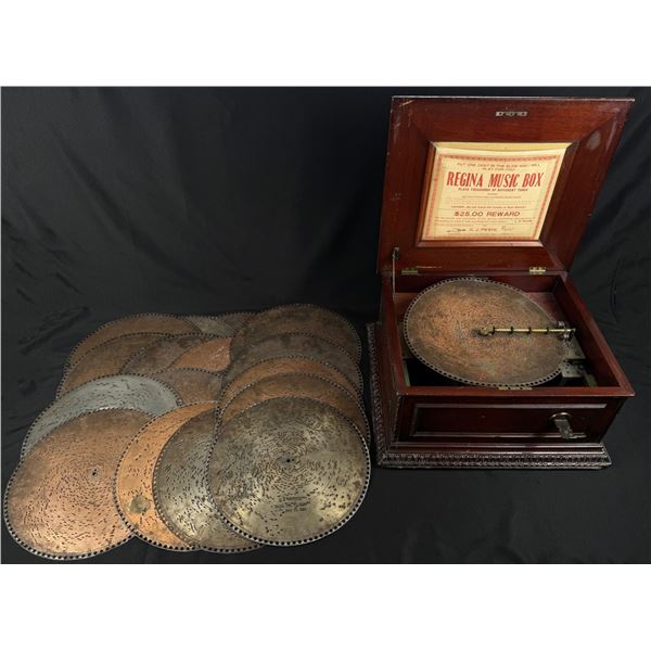 Regina Coin Operated Disc Music Box