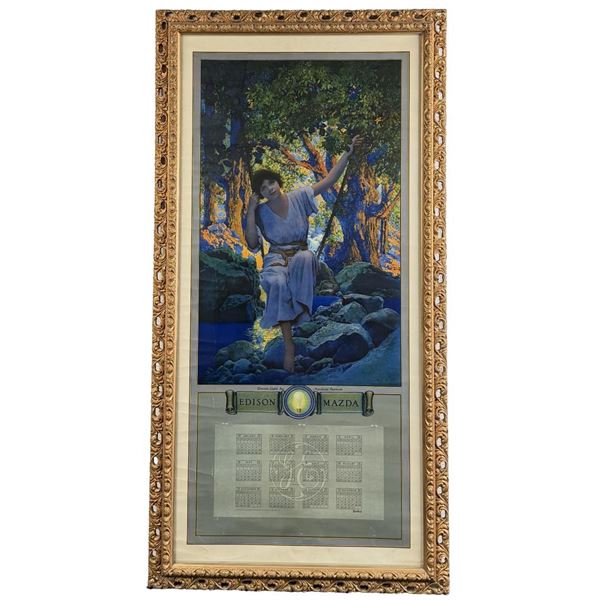 Edison Mazda Dream Light Maxfield Parrish Calendar