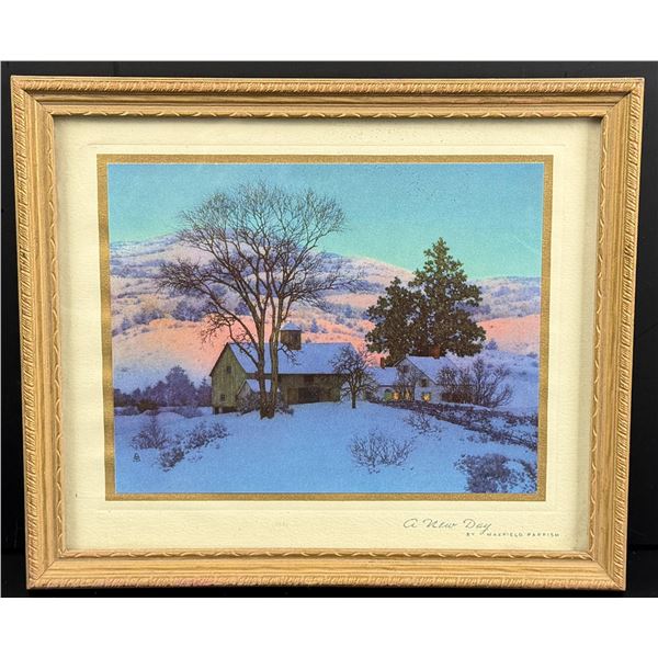 A New Day Maxfield Parrish Print