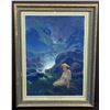 Image 1 : Moonlight Maxfield Parrish Print Calendar Top