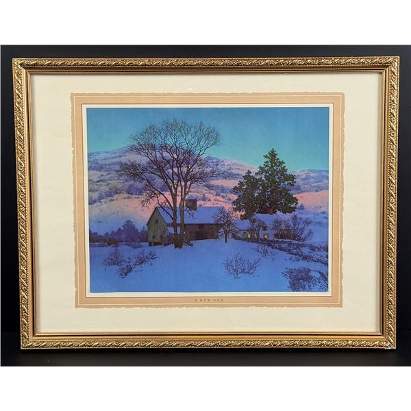 A New Day Maxfield Parrish Print