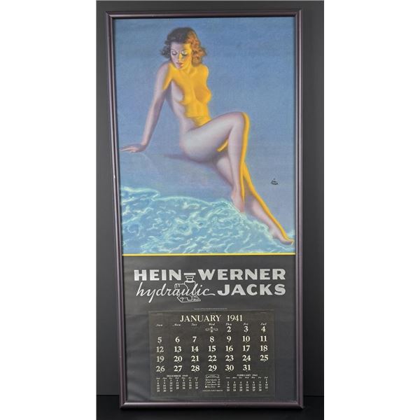 1941 Earl Moran Hein Werner Nude Calendar