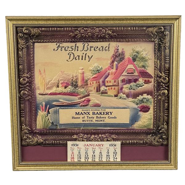 Manx Bakery Butte Montana Calendar