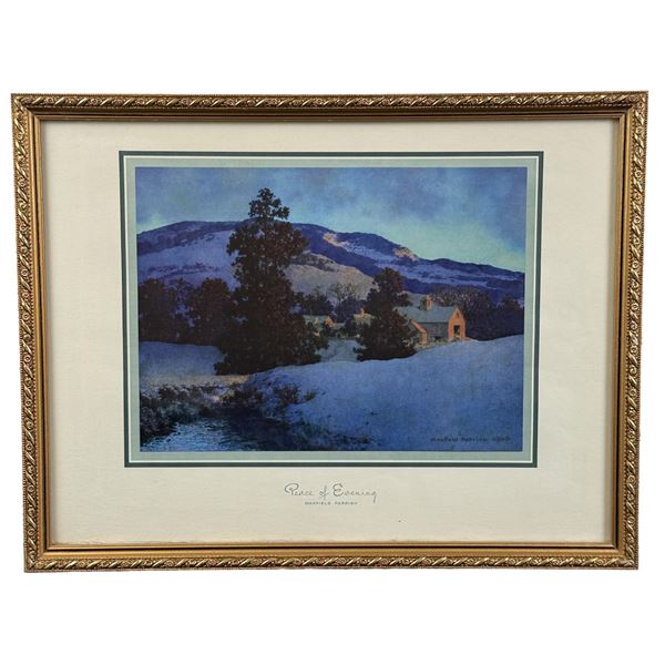 Peace of Evening Maxfield Parrish Print
