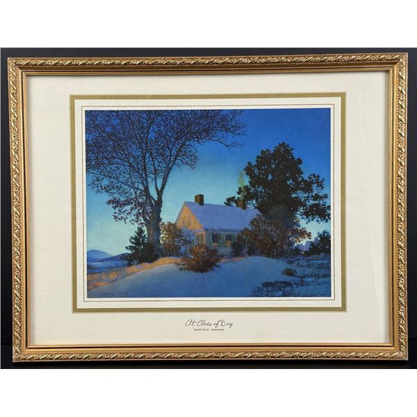At Close of Day Maxfield Parrish Print