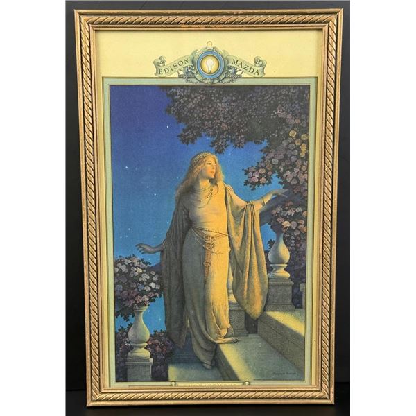 Enchantment Edison Mazda Maxfield Parrish Print
