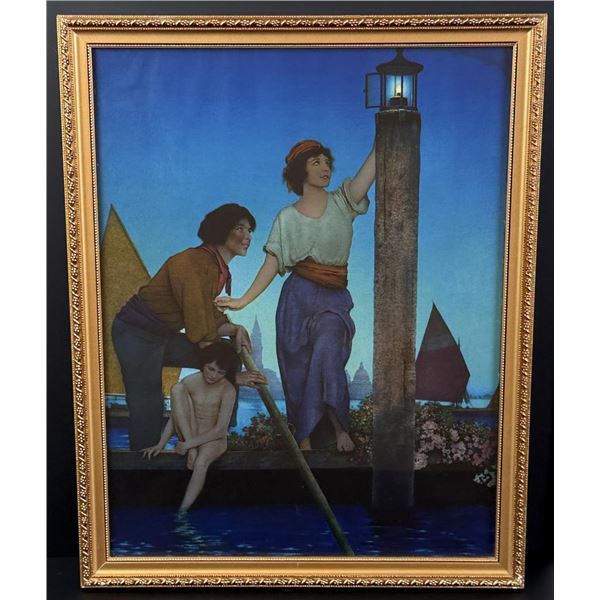 The Venetian Lamplighter Maxfield Parrish Print