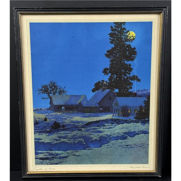 Lights of Home Maxfield Parrish Print