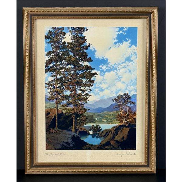 Thy Templed Hills Maxfield Parrish Print