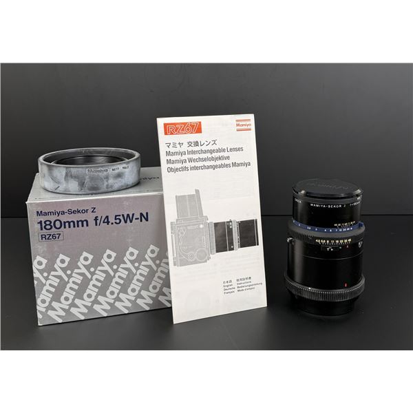 Mamiya Seko Z RZ67 180mm 4.5W-N Lens