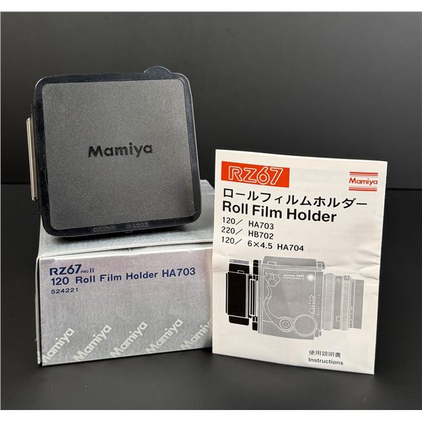 Mamiya RZ67 Pro II 120 Roll Film Holder HA703