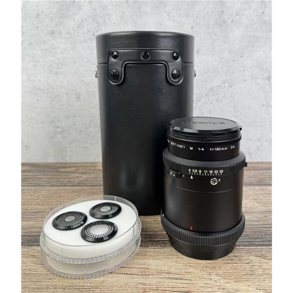 Mamiya RZ67 Seiko 4 180mm D/L Soft VSF M Lens
