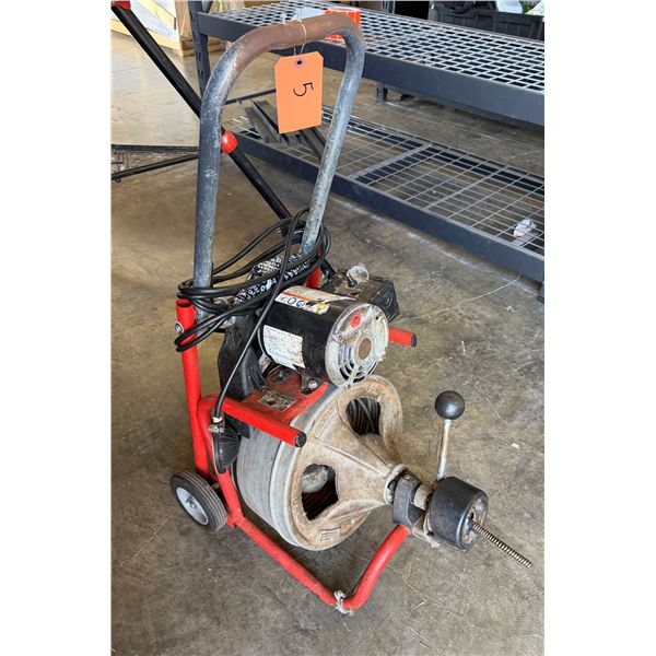 Ridgid Drain Cleaning Auger Drum Machine