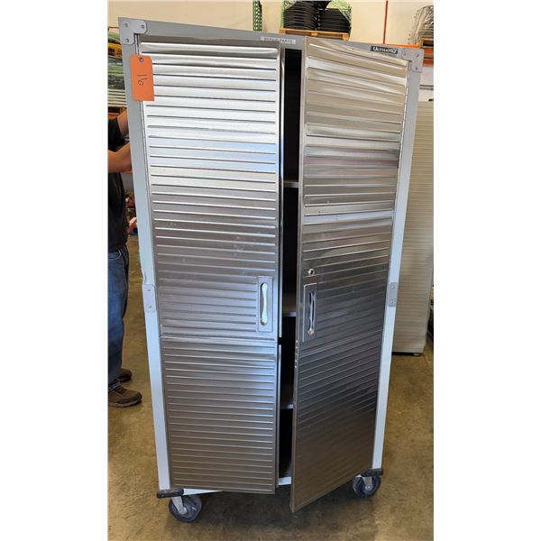 Seville Classics UltraHD Rolling Storage Cabinet w/ Inside Shelving 36" x 18" x 72"H