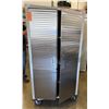 Image 1 : Seville Classics UltraHD Rolling Storage Cabinet w/ Inside Shelving 36" x 18" x 72"H