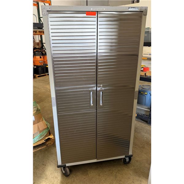 Seville Classics UltraHD Rolling Storage Cabinet  36" x 18" x 72"H (contents not included)