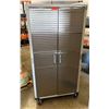 Image 1 : Seville Classics UltraHD Rolling Storage Cabinet  36" x 18" x 72"H (contents not included)