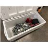 Image 3 : Rubbermaid Marine Series Ice Chest & Contents: Holiday Ornaments, etc