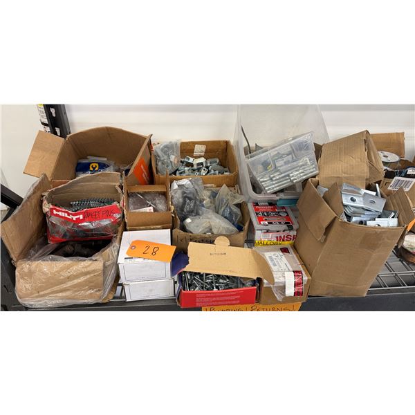 Multiple Boxes Beam Clamps, Hardware, etc