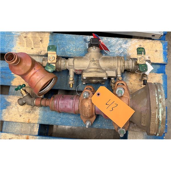 Multiple Pipe Valve Assemblies, Reduced Pressure Zone (RPZ) Backflow Preventer, etc