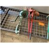 Image 2 : Multiple Tools: Ridgid Pipe Vise/Benders, Heavy-Duty Riveter, etc