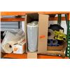 Image 1 : Multiple Caution Tape, Painter's Plastic Rolls, Flex-Flash, etc