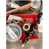 Image 10 : Contents of Pallet: Zurn Wilkins Pressure Valves, Pipe Fittings, Tape, Hardware, etc