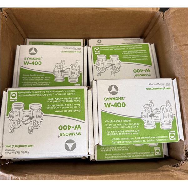 Multiple Symmons W-400 Washing Machine Valves
