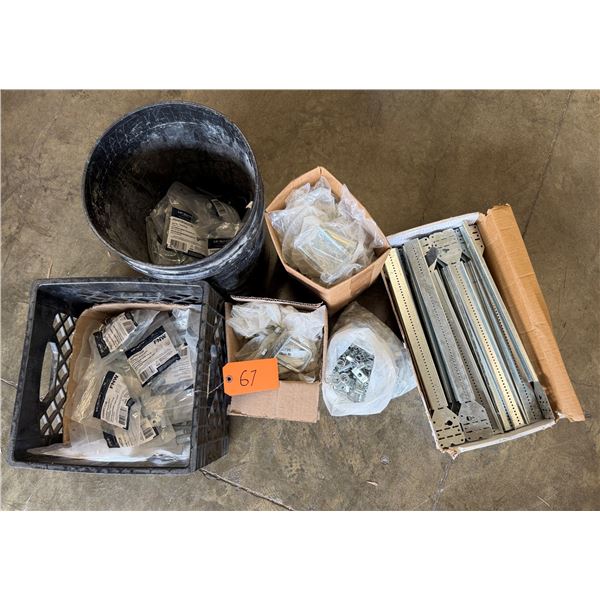 Multiple Beam Clamps, Springs, nVent Brackets, FNW Hardware, etc