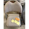 Image 5 : Qty Approx. 22 Folding Chairs: 13 Beige, 3 Black, 6 Gray