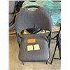 Image 4 : Qty Approx. 20 Folding Chairs: 16 Black, 4 Slotted Back