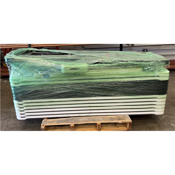 Qty Approx. 15 Folding Tables: 10 White, 5 Black
