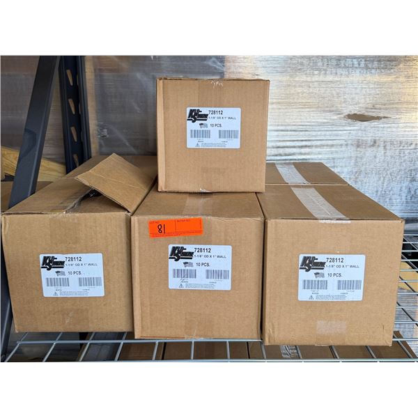Qty 7 Boxes KLO-SHURE 728112 - 1-1/8" OD x 1" Wall Strut Mount Insulation Clamps
