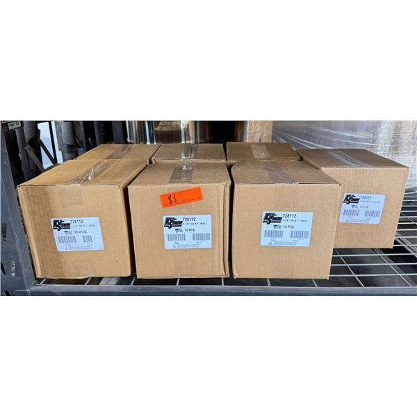 Qty 7 Boxes KLO-SHURE 728112 - 1-1/8" OD x 1" Wall Strut Mount Insulation Clamps