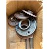 Image 7 : Multiple Boxes Zurn Pipe Fittings, Adapters, Flanges, Caps, Moen & Kohler Fixture Parts, Brackets, e