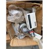 Image 9 : Multiple Boxes Zurn Pipe Fittings, Adapters, Flanges, Caps, Moen & Kohler Fixture Parts, Brackets, e