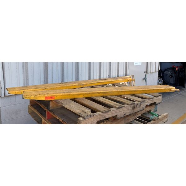 Pair Forklift Extensions 72"L