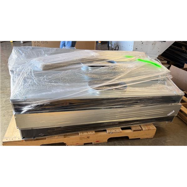 Multiple Titus HVAC FBP120 Uninsulated Plenum for FlowBar Diffusers 10" x 5" x 57"L