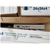 Image 5 : Qty 2 Boxes Air Flow Pleated Air Filters MERV 13, Misc Sizes